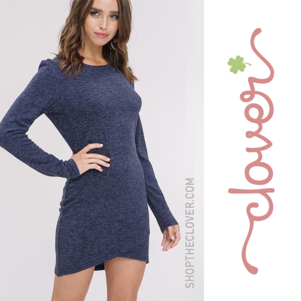 Petal Hem Mini Dress